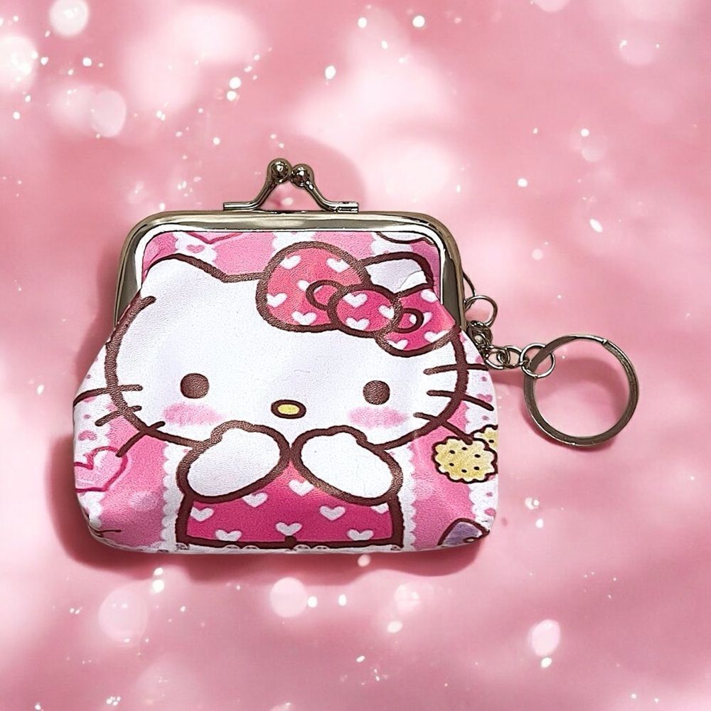 🤯5/$25🤯 Pink Hello Kitty Keychain Coin Purse